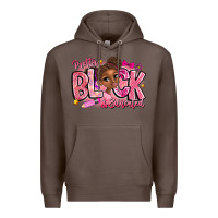 Coffee Pretty Black Educated Premium Hoodie - CowhideDigitalArt