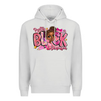 Dove Grey Pretty Black Educated Premium Hoodie - CowhideDigitalArt