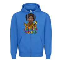 True Royal juneteenth 1865 black boy Zipper Hoodie - BarkalooDesign