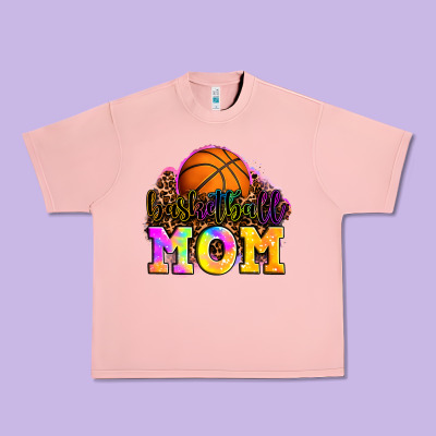 Basketball Mom Urban Heavy Tee Designed By Oliviacreatesart