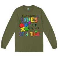 Army Green Changing lives one session at a time Long Sleeve Tee - FaDigitalArtStudio