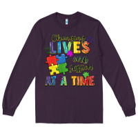 Plum Changing lives one session at a time Long Sleeve Tee - FaDigitalArtStudio