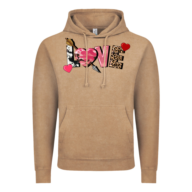 Love Valentine's Day Vintage Hoodie by FaDigitalArtStudio | Teevron