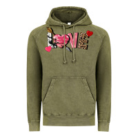 Vintage Olive Love Valentine's Day Vintage Hoodie - FaDigitalArtStudio