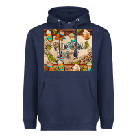Navy pumpkin spice Heavyweight Hoodie - AdoDesignShop