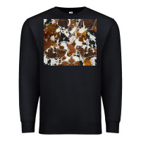 Black cowhide Premium Sweatshirt - AdoDesignShop