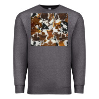 Charcoal Heather cowhide Premium Sweatshirt - AdoDesignShop