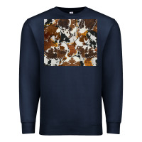 Navy cowhide Premium Sweatshirt - AdoDesignShop