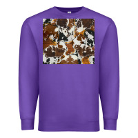 Purple cowhide Premium Sweatshirt - AdoDesignShop