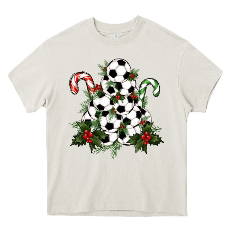 Lightning Soccer Christmas Tree Heavy Core Tee by RanaPortraitStore | Teevron