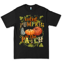 Black Cutest pumpkin in the patch Premium Tee - NancyCooperArtShop