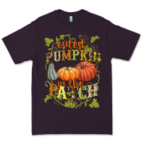 Plum Cutest pumpkin in the patch Premium Tee - NancyCooperArtShop