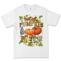 White Cutest pumpkin in the patch Premium Tee - NancyCooperArtShop