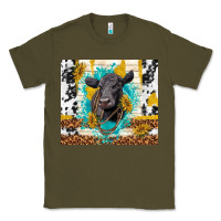 Army Green black angus Classic Tee - TumblerDesignByShophia