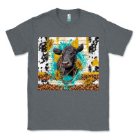 Charcoal Heather black angus Classic Tee - TumblerDesignByShophia