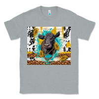 Heather Grey black angus Classic Tee - TumblerDesignByShophia