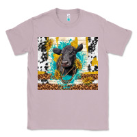 Lilac black angus Classic Tee - TumblerDesignByShophia