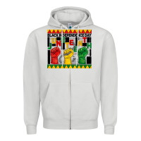 Dove Grey black independence day juneteenth tumbler Zipper Hoodie - BarkalooDesign
