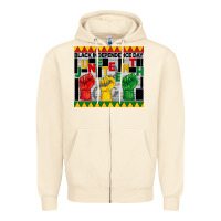 Sandshell black independence day juneteenth tumbler Zipper Hoodie - BarkalooDesign