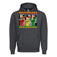 Smoke black independence day juneteenth tumbler Zipper Hoodie - BarkalooDesign