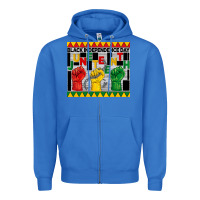 True Royal black independence day juneteenth tumbler Zipper Hoodie - BarkalooDesign