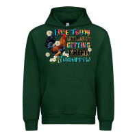 Forest Green live today like fried tomorrow Urban Hoodie - JahusDesignShop
