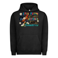 Pigment Black live today like fried tomorrow Urban Hoodie - JahusDesignShop