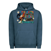 Pigment Midnight Navy live today like fried tomorrow Urban Hoodie - JahusDesignShop