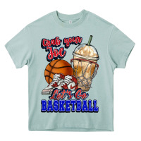 Arona Grab your joe let's go Basketball Heavy Core Tee - NancyCooperArtShop