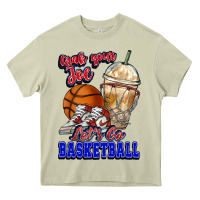 Mossy Grab your joe let's go Basketball Heavy Core Tee - NancyCooperArtShop