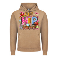 Vintage Coffee Easter Day One hip Teacher Vintage Hoodie - OliviaCreatesArt