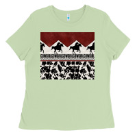 Matcha cowgirl with cowhide Ladies Tee - TumblerDesignByShophia