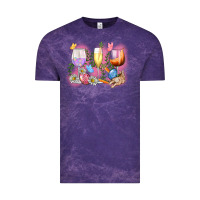 Cloud Purple Easter wine glasses  Easter Day Vintage Tee - CowGirlArtShop