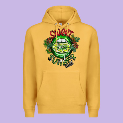 Summer Time Premium Hoodie Designed By Cowhidedigitalart