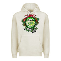 Oatmeal Heather summer time Premium Hoodie - CowhideDigitalArt