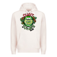 Pale Pink summer time Premium Hoodie - CowhideDigitalArt