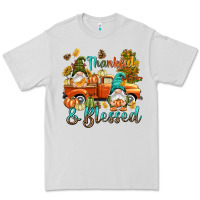 Dove Grey Fall Thankful and blessed Premium Tee - NancyCooperArtShop
