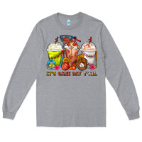Heather Grey It's Game Day Y'all Softball,Baseball,Basketball C Long Sleeve Tee - FaDigitalArtStudio