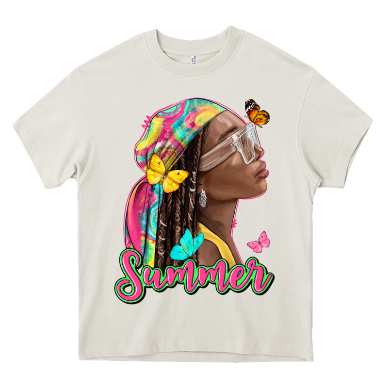 Summer Afro Heavy Core Tee by NancyCooperArtShop | Teevron