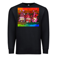 Black valentines day gnome Premium Sweatshirt - AdoDesignShop