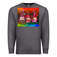 Charcoal Heather valentines day gnome Premium Sweatshirt - AdoDesignShop