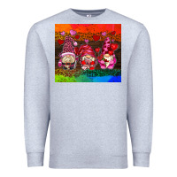Heather Grey valentines day gnome Premium Sweatshirt - AdoDesignShop