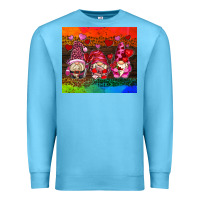Ocean Blue valentines day gnome Premium Sweatshirt - AdoDesignShop