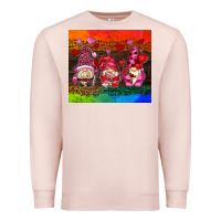 Pale Pink valentines day gnome Premium Sweatshirt - AdoDesignShop