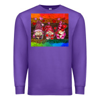 Purple valentines day gnome Premium Sweatshirt - AdoDesignShop