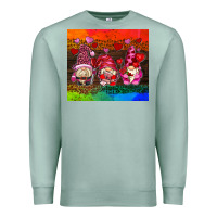 Seafoam valentines day gnome Premium Sweatshirt - AdoDesignShop