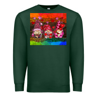Sports Green valentines day gnome Premium Sweatshirt - AdoDesignShop