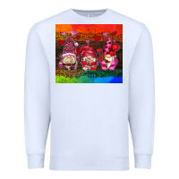 White valentines day gnome Premium Sweatshirt - AdoDesignShop