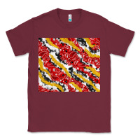 Burgundy bandana and cowhide pattern Classic Tee - TumblerDesignByShophia