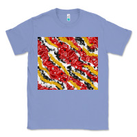 Colony Blue bandana and cowhide pattern Classic Tee - TumblerDesignByShophia
